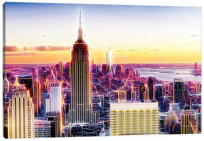 Sublimation I Canvas Art Print - Empire State Building