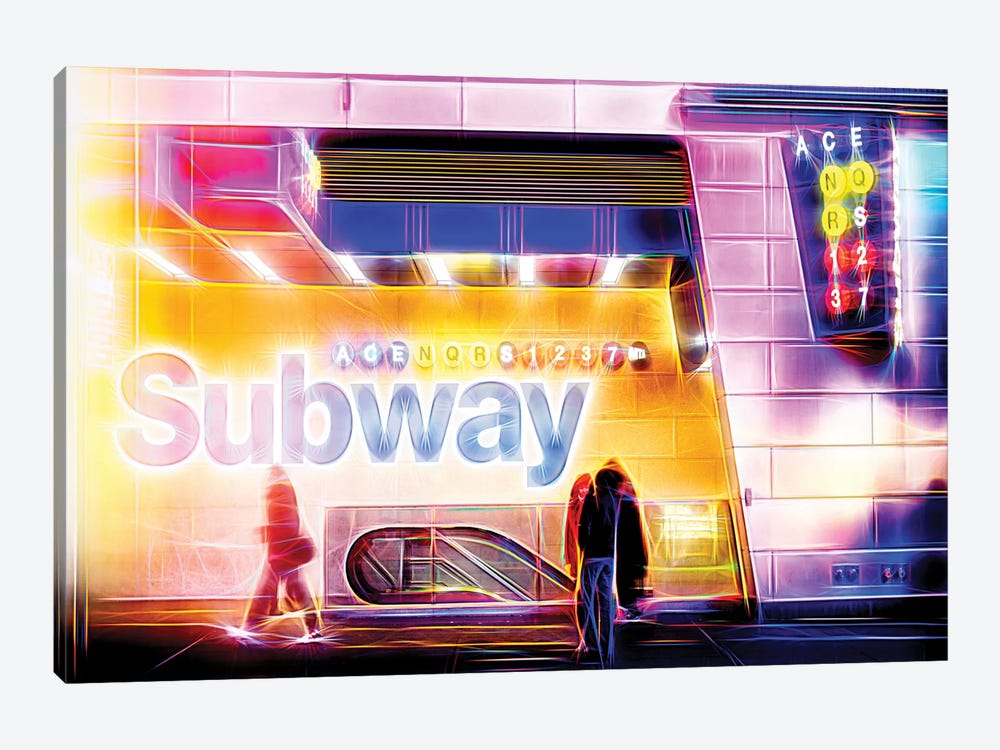 Subway by Philippe Hugonnard 1-piece Canvas Art