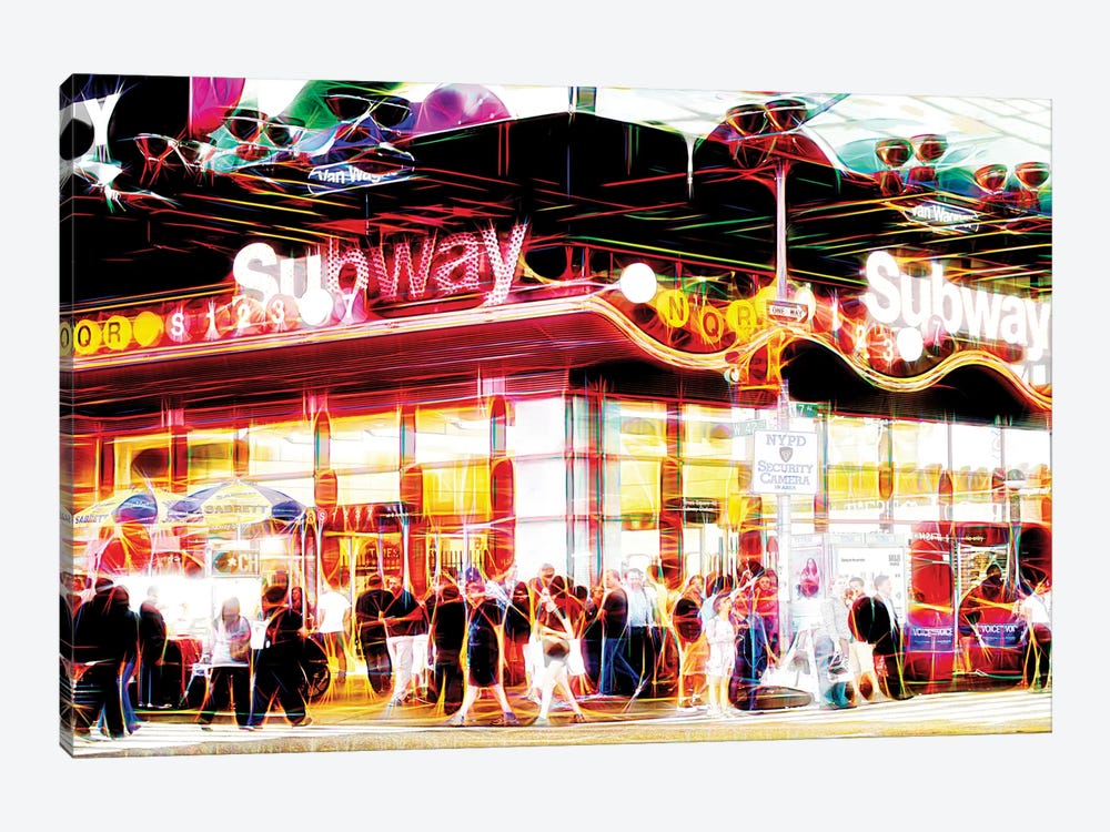 Subway Station by Philippe Hugonnard 1-piece Canvas Print
