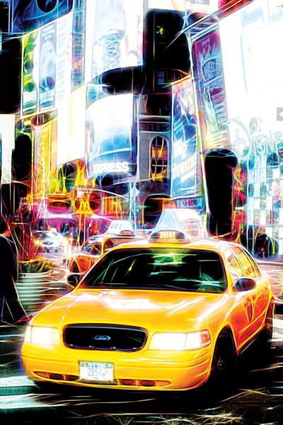 Color Pop Photography: Taxi Fevers by Philippe Hugonnard