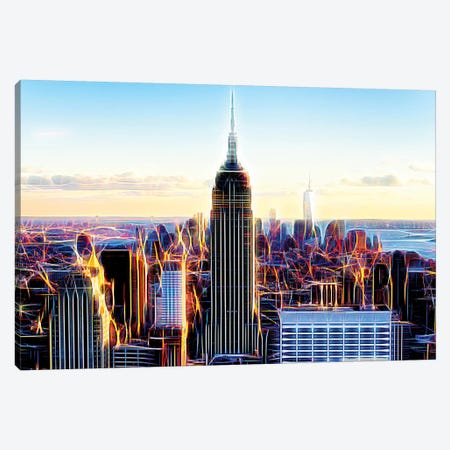 The Skyscrapers Canvas Print #PHD463} by Philippe Hugonnard Canvas Wall Art