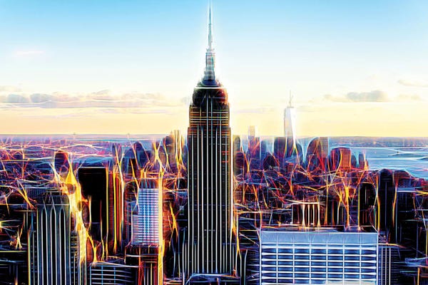 New York City Skylines: The Skyscrapers by Philippe Hugonnard