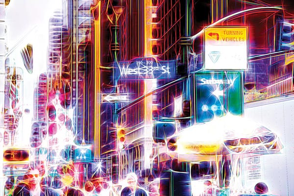 Color Pop Photography: West 33rd Street by Philippe Hugonnard