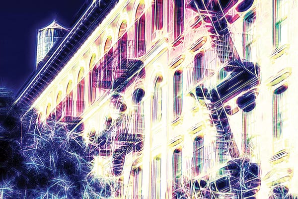 Color Pop Photography: Yellow Facade by Philippe Hugonnard