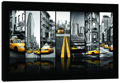 Seven Of 7 NYC B&W III Canvas Art Print - Color Pop Photography