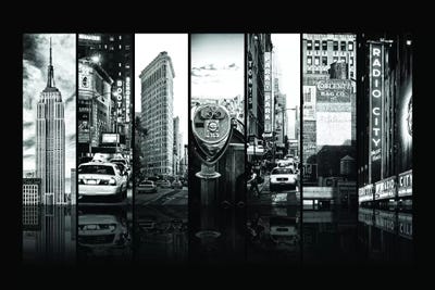 Seven Of 7 NYC B&W IV by Philippe Hugonnard canvas print