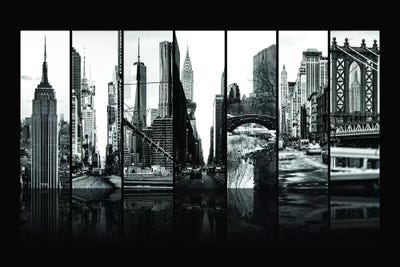 Seven Of 7 NYC B&W VII by Philippe Hugonnard canvas print