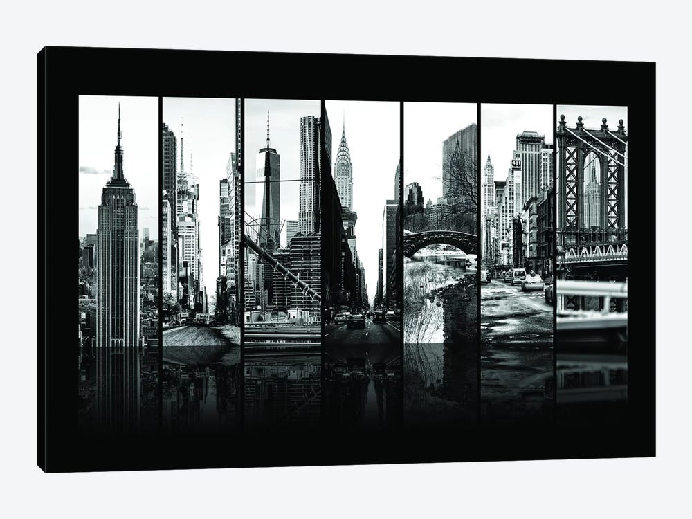 Seven Of 7 NYC B&W VII by Philippe Hugonnard 1-piece Canvas Print