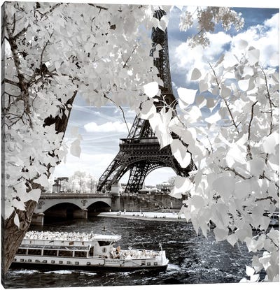 Another Look - Paris   Canvas Art Print - Snow Art