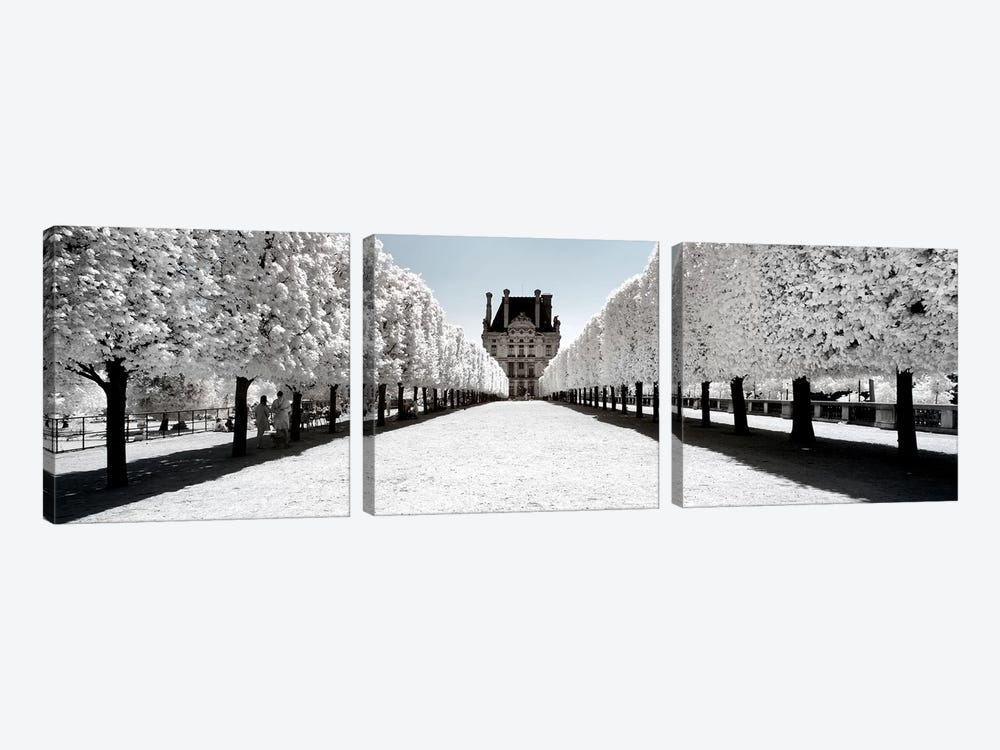 Another Look - Paris Louvre by Philippe Hugonnard 3-piece Canvas Print