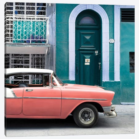 Classic Car In Havana Canvas Print #PHD499} by Philippe Hugonnard Canvas Print