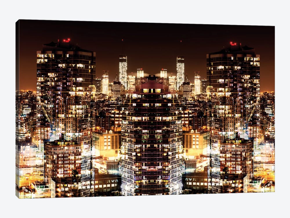 Manhattan Night by Philippe Hugonnard 1-piece Canvas Print