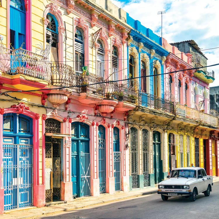 Colorful Facades In Havana