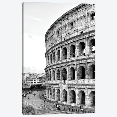 The Colosseum In Black & White Canvas Print #PHD502} by Philippe Hugonnard Canvas Art Print