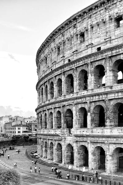 Ancient Ruins: The Colosseum In Black & White by Philippe Hugonnard
