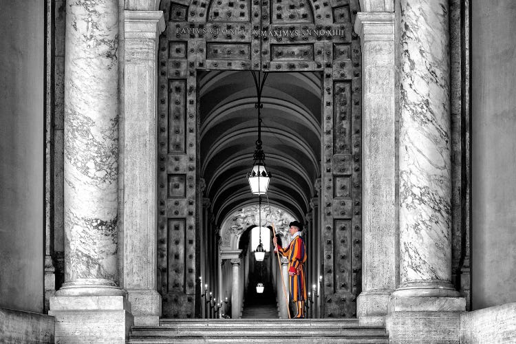 The Swiss Guard In Black & White