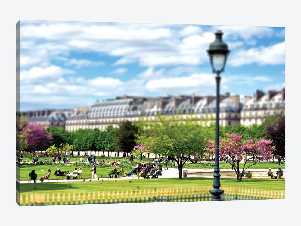 Jardin des Tuileries Paris by Philippe Hugonnard 1-piece Canvas Art
