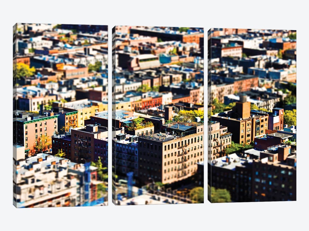 Manhattan Buildings by Philippe Hugonnard 3-piece Art Print