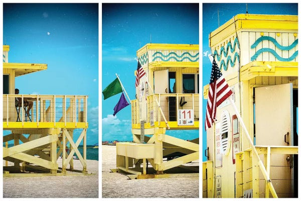 Miami Triptych - Coast Guard Beach House