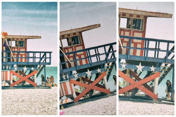 Miami Beach: Miami Triptych - Americana by Philippe Hugonnard