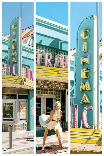 Florida Beaches: Key West Triptych - Marilyn by Philippe Hugonnard