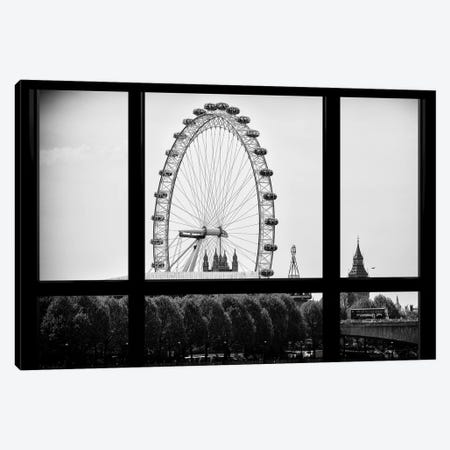 The London Eye Canvas Print #PHD523} by Philippe Hugonnard Canvas Art Print