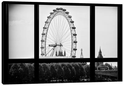 The London Eye Canvas Art Print - Window Art