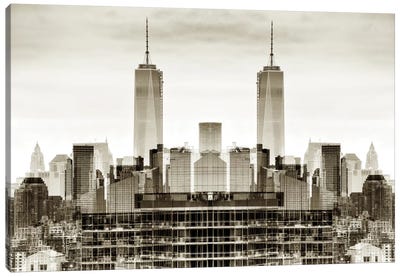 One World Trade Center Canvas Art Print - NYC Reflections