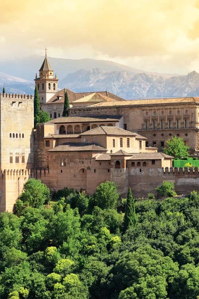 The Alhambra - Granada by Philippe Hugonnard canvas print