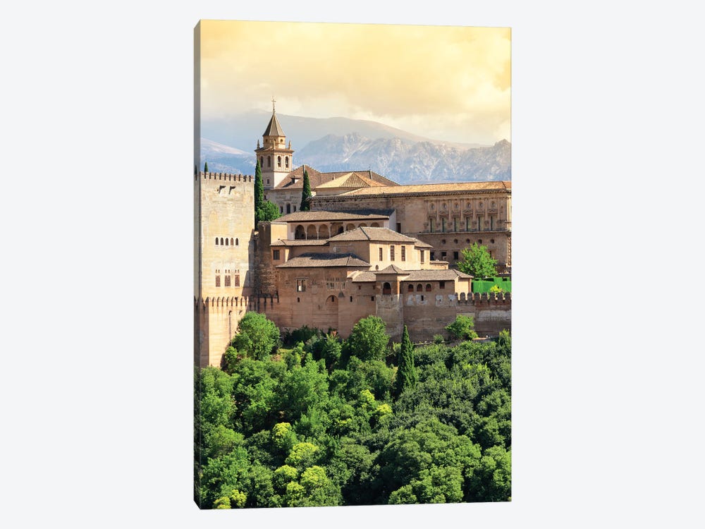 The Alhambra - Granada by Philippe Hugonnard 1-piece Canvas Wall Art