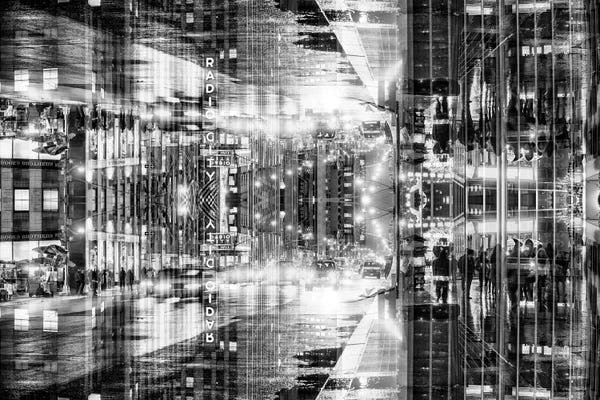 Black & White Cityscapes: Radio City by Philippe Hugonnard