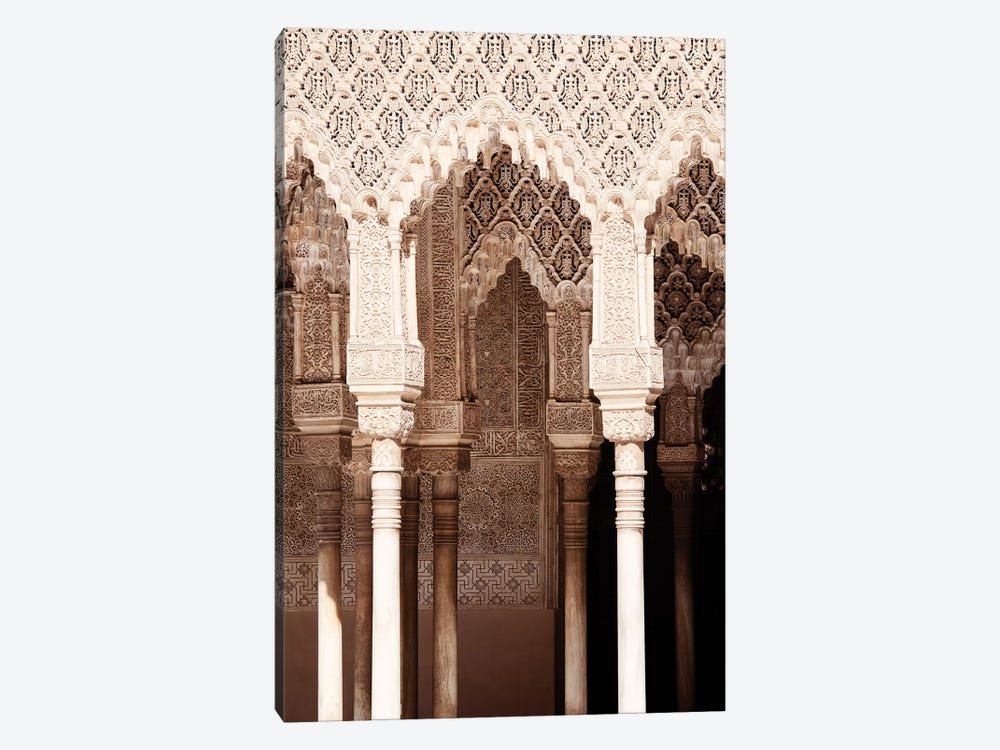Arabic Arches in Alhambra by Philippe Hugonnard 1-piece Canvas Art Print