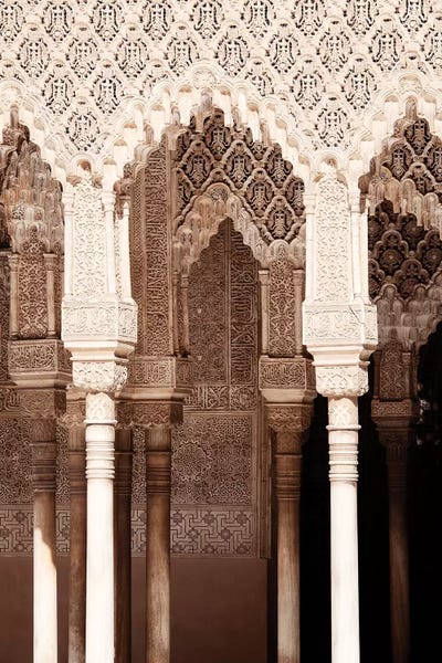 Spain: Arabic Arches in Alhambra I by Philippe Hugonnard
