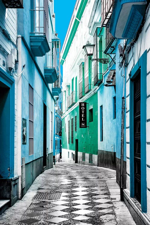 Colourful Pedestrian Street in Seville II