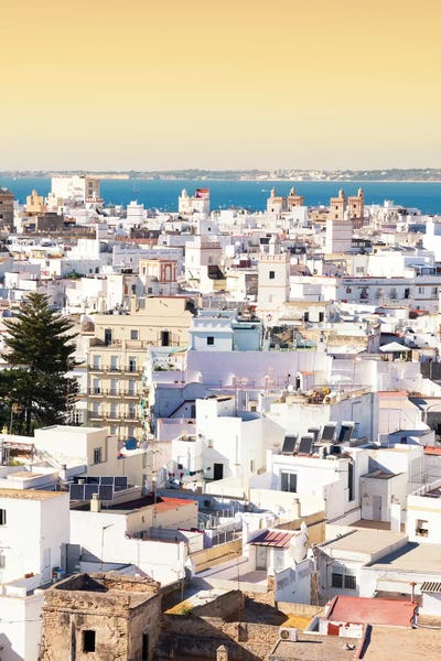 Andalusia: Cadiz White City at Sunset by Philippe Hugonnard