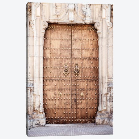 Old Wooden Door to Cordoba Canvas Print #PHD550} by Philippe Hugonnard Canvas Art