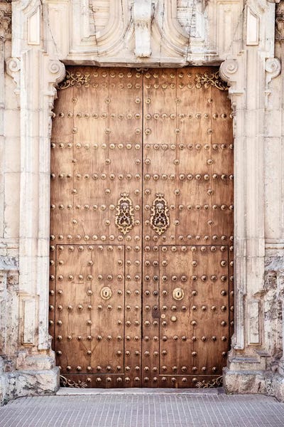 Andalusia: Old Wooden Door to Cordoba by Philippe Hugonnard