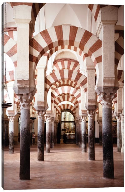 Columns Mosque-Cathedral of Cordoba Canvas Art Print - Made in Spain