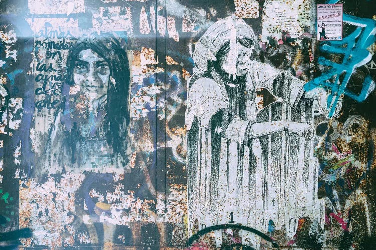 Graffiti Wall II by Philippe Hugonnard wall art