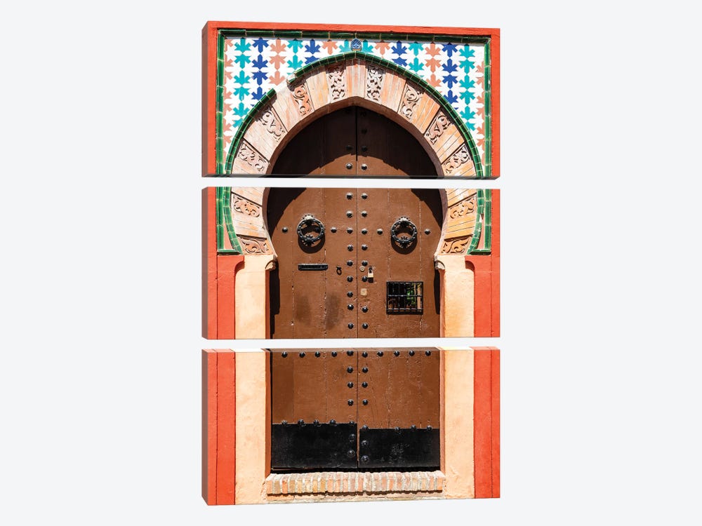 Arabic Door by Philippe Hugonnard 3-piece Art Print