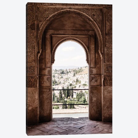 View of the city of Granada Canvas Print #PHD557} by Philippe Hugonnard Canvas Print