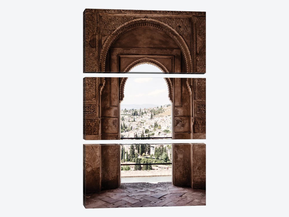 View of the city of Granada by Philippe Hugonnard 3-piece Canvas Wall Art