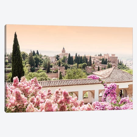 Flowers of Alhambra Gardens Canvas Print #PHD558} by Philippe Hugonnard Canvas Art