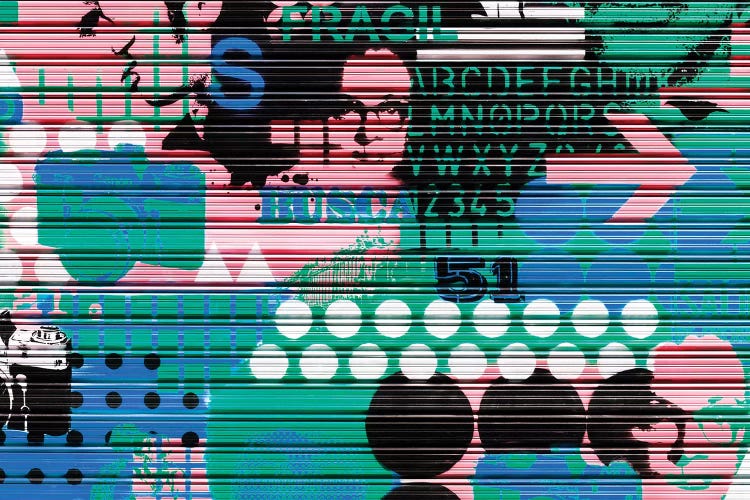 Colourful Curtain Art by Philippe Hugonnard wall art