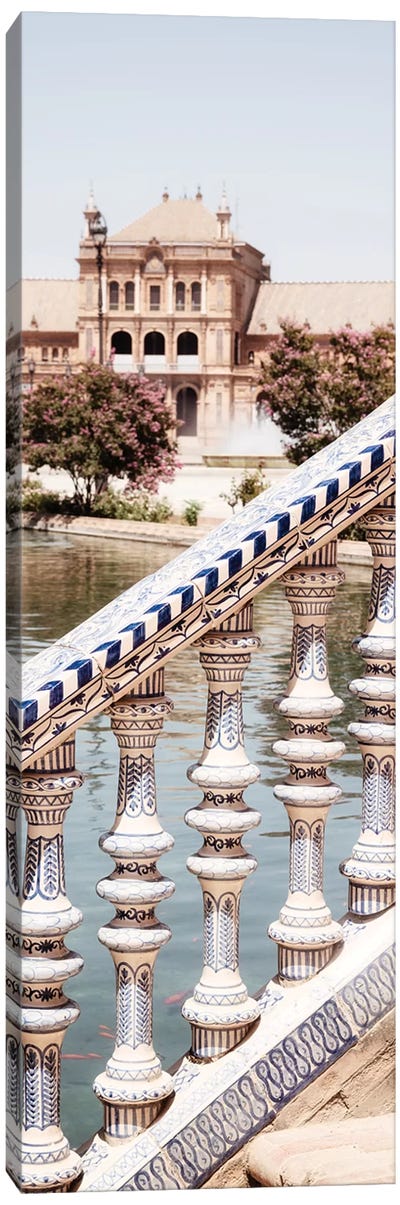 Details of The Plaza de Espana Canvas Art Print - Stairs & Staircases