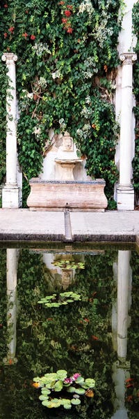 Spain: Fountain in the Gardens of Real Alcazar by Philippe Hugonnard