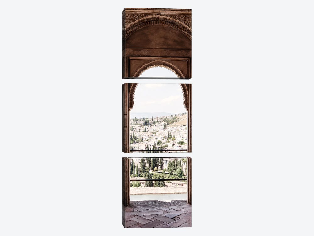 View of the city of Granada by Philippe Hugonnard 3-piece Canvas Art
