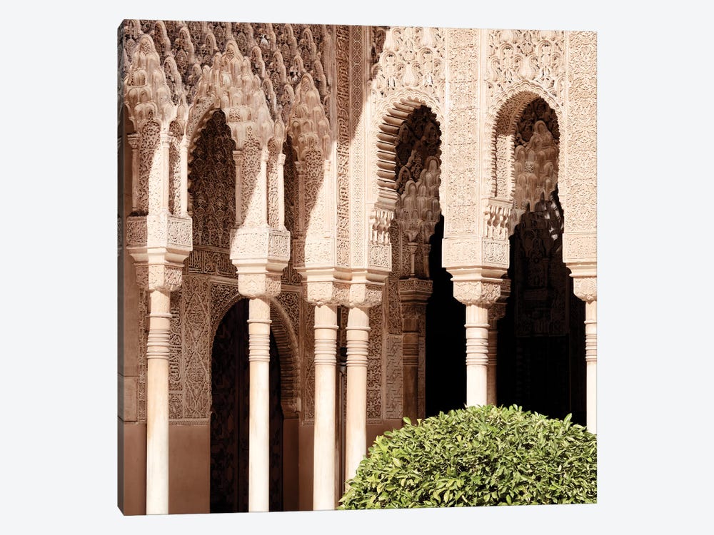 Arabic Arches in Alhambra by Philippe Hugonnard 1-piece Canvas Wall Art
