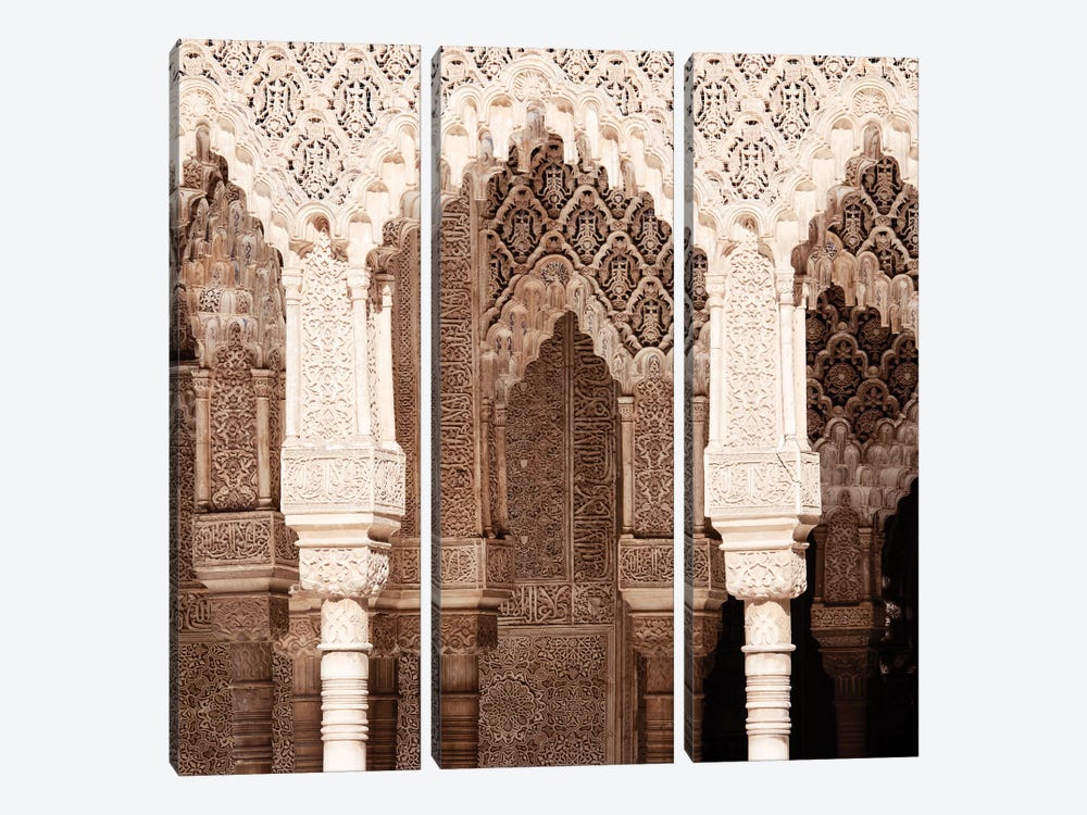 Arabic Arches in Alhambra II by Philippe Hugonnard 3-piece Art Print