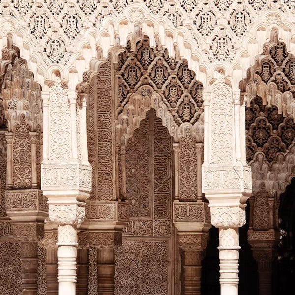 Famous Palaces & Residences: Arabic Arches in Alhambra II by Philippe Hugonnard